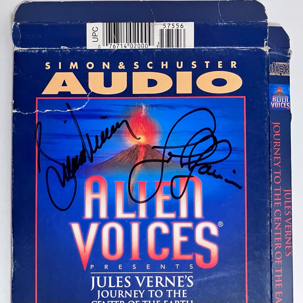 LEONARD NIMOY & JOHN DE LANCIE Signed ALIEN VOICES Packaging / NO CDs / Damaged